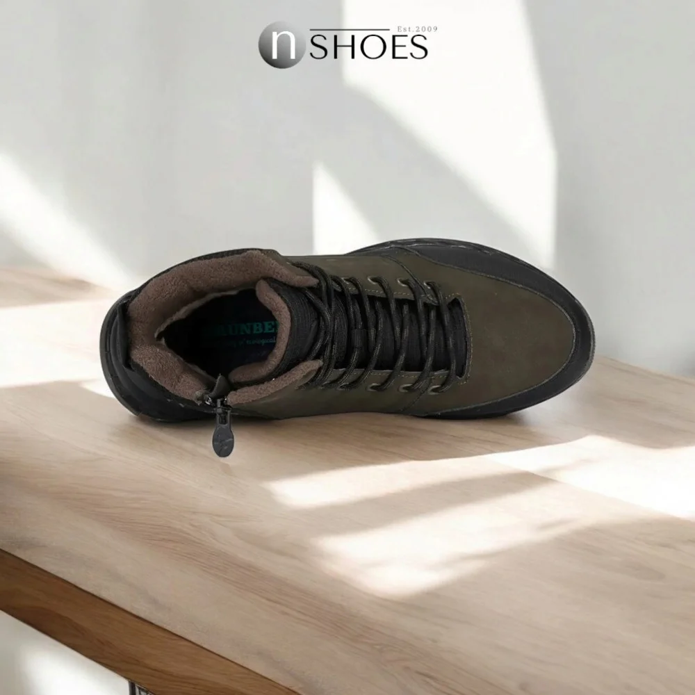 Чоловічі зимові хакі черевики GRUNBERG (Італія) модель 5762