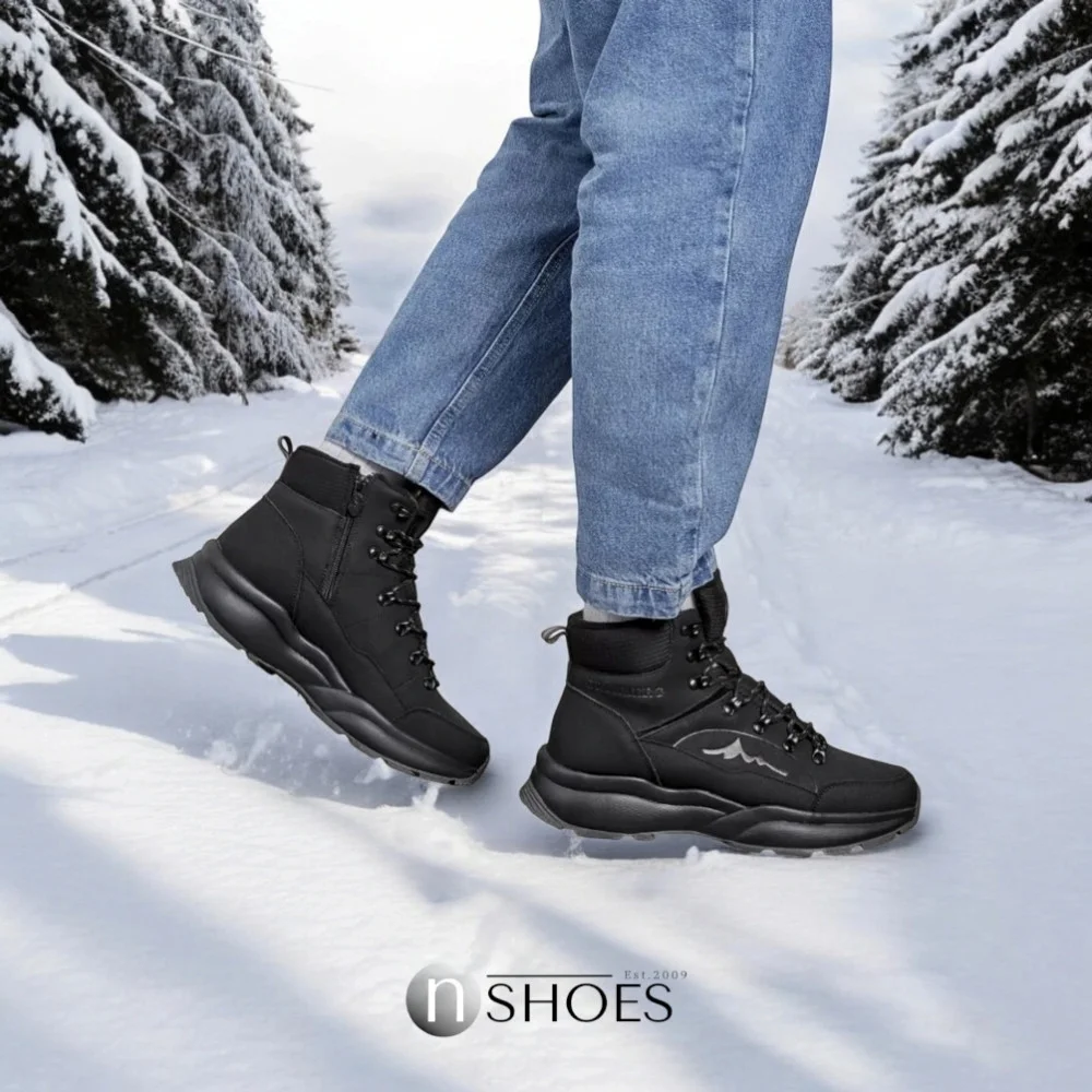 Мужские кожаные зимние ботинки GRUNBERG (Италия) модель 5763