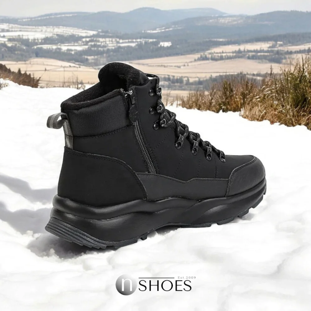 Мужские кожаные зимние ботинки GRUNBERG (Италия) модель 5763