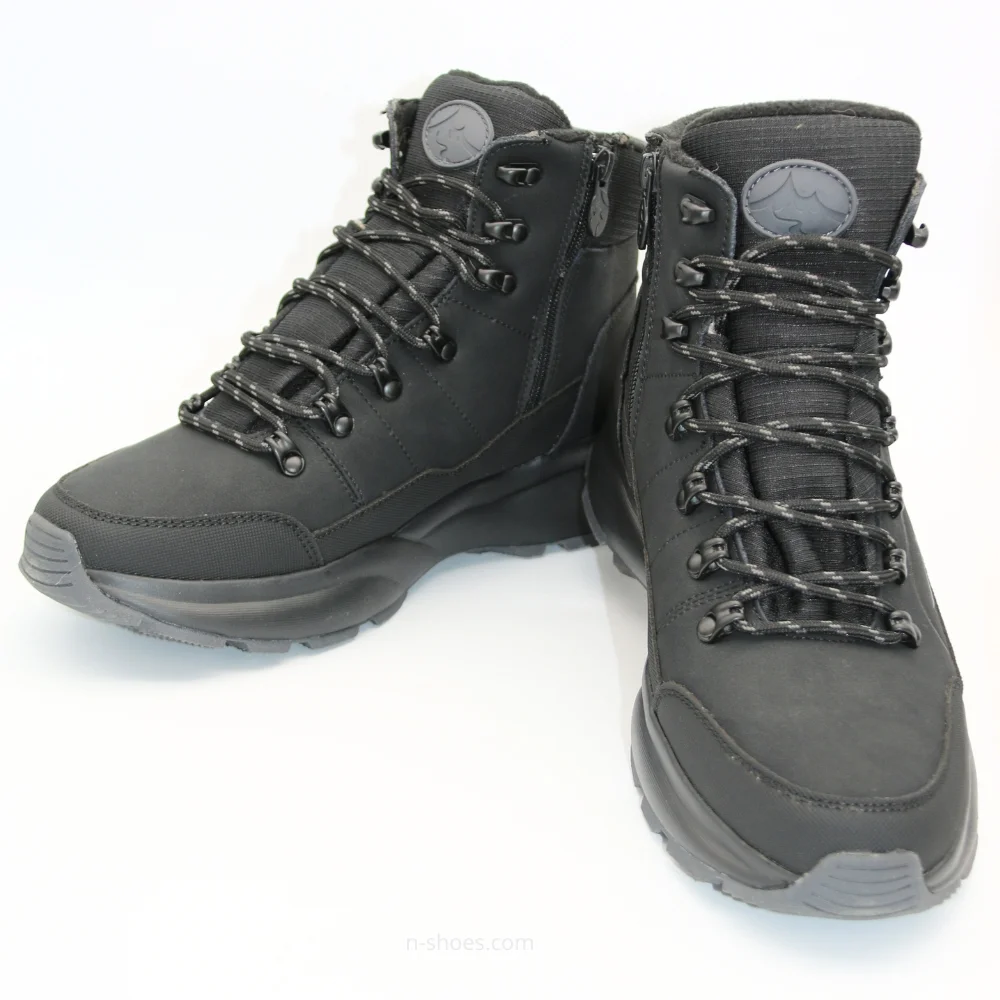 Мужские кожаные зимние ботинки GRUNBERG (Италия) модель 5763