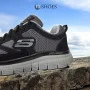Чоловічі чорні кросівки Skechers Agoura 52635 BKGY модель 5769
