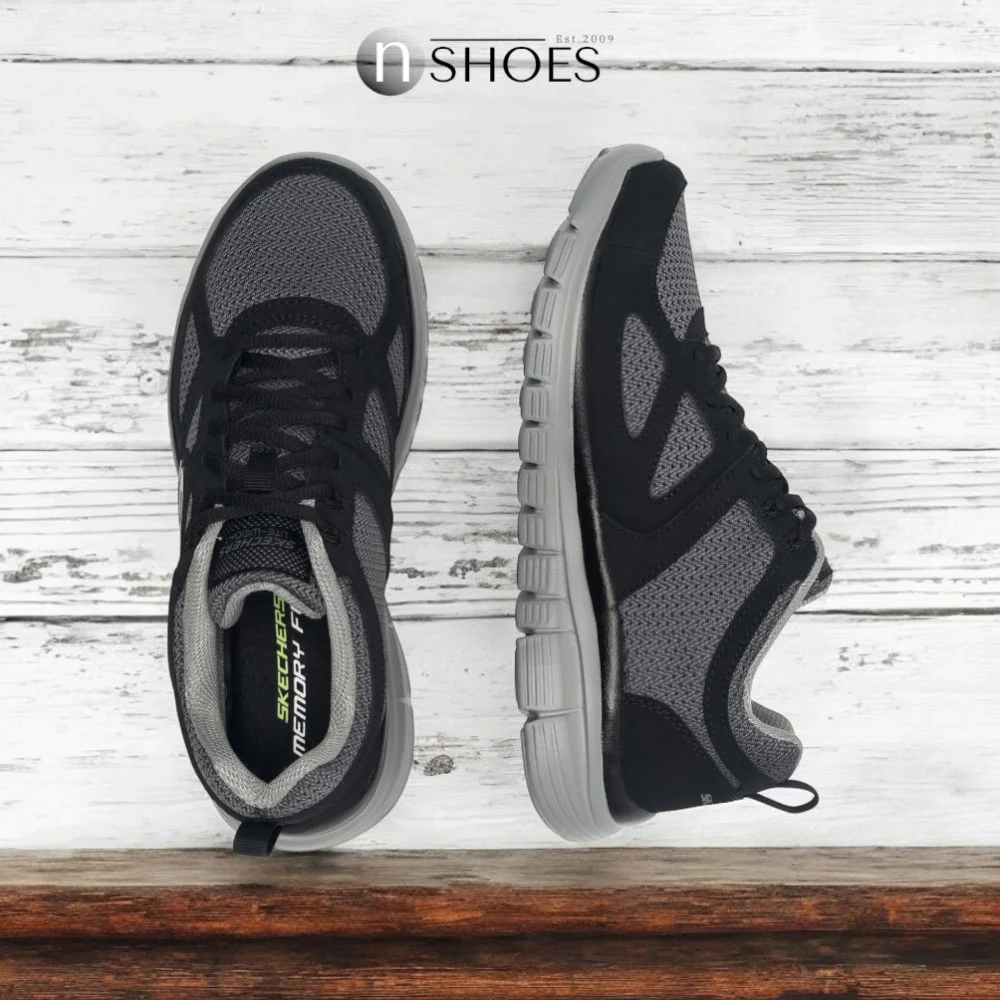 Чоловічі чорні кросівки Skechers Agoura 52635 BKGY модель 5769