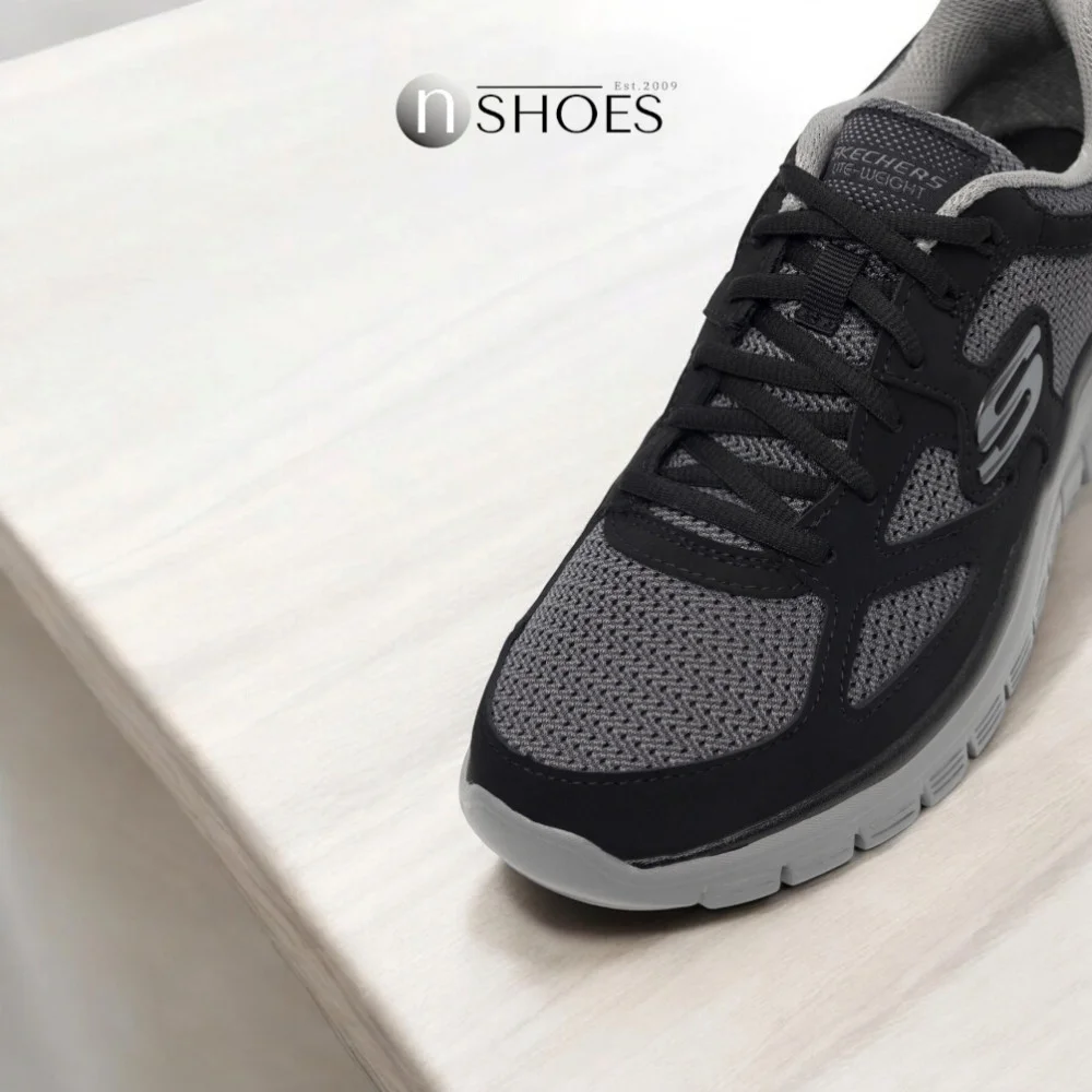 Чоловічі чорні кросівки Skechers Agoura 52635 BKGY модель 5769