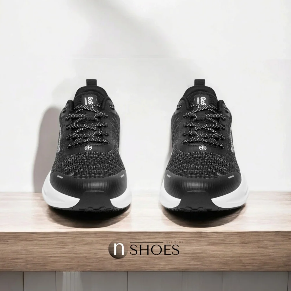 Men’s Black Sneakers Go Soft MP-1 5770 for Wide Feet