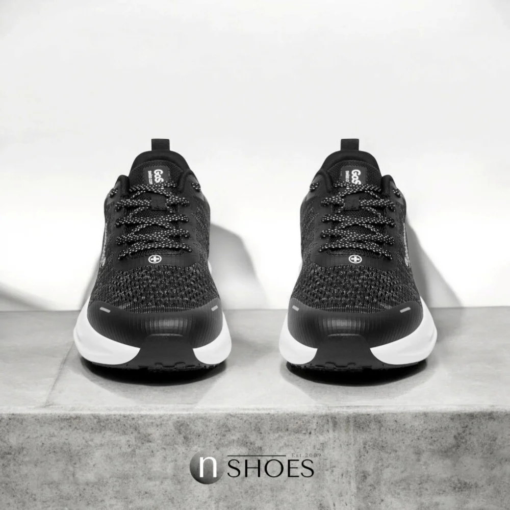 Men’s Black Sneakers Go Soft MP-1 5770 for Wide Feet