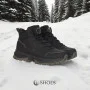 Men’s black winter leather boots GRUNBERG 148173-11-01 5773