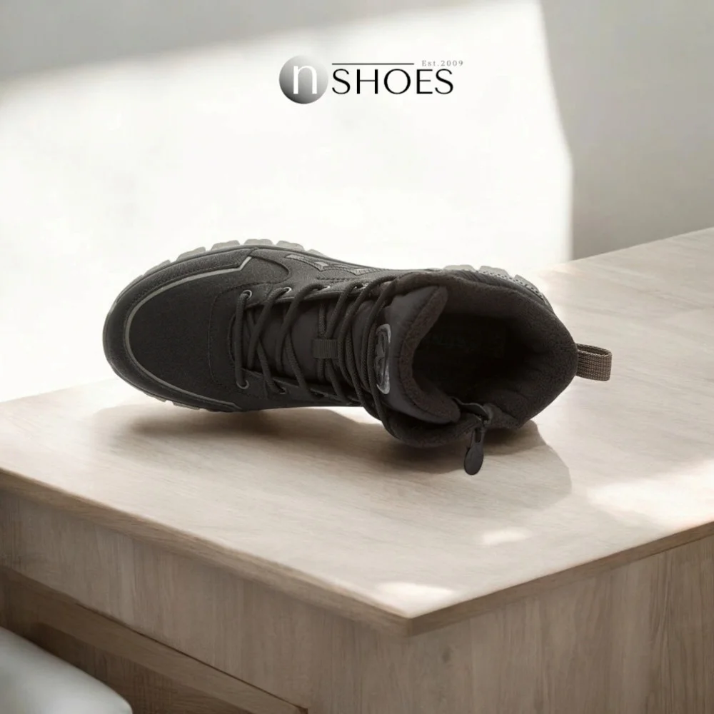 Men’s black winter leather boots GRUNBERG 148173-11-01 5773