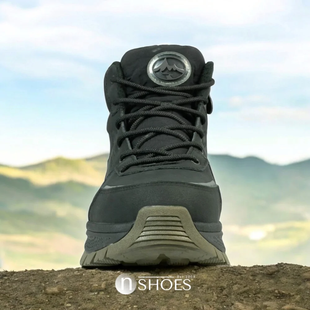 Men’s black winter leather boots GRUNBERG 148173-11-01 5773