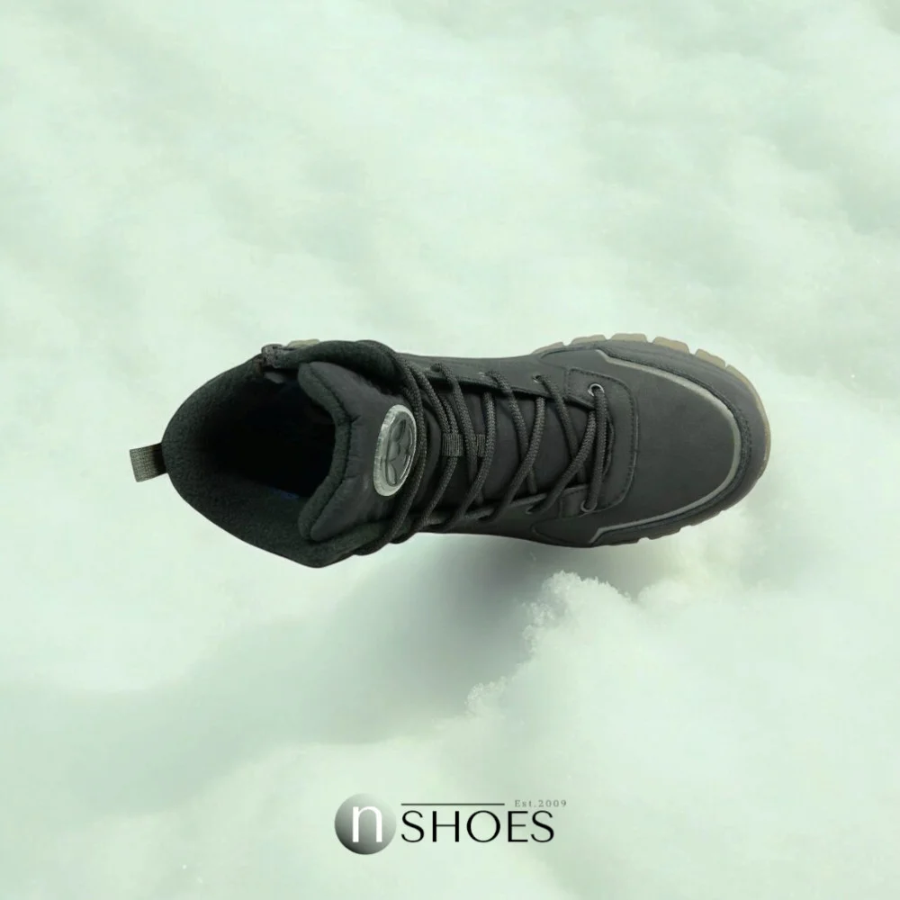 Men’s black winter leather boots GRUNBERG 148173-11-01 5773