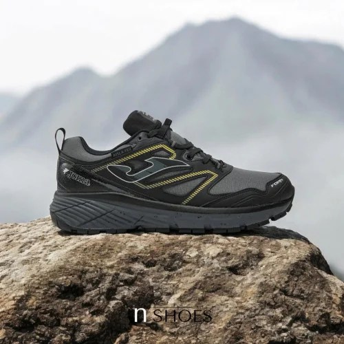 Men's gray sneakers Joma Vora Aislatex TKVORW2422 5781 for trekking and tourism with Gore-tex membrane waterproof in any weather from the Spanish sports brand Men's gray sneakers Joma Vora Aislatex TKVORW2422 5781 for trekking and tourism with Gore-tex membrane waterproof in any weather from the Spanish sports brand