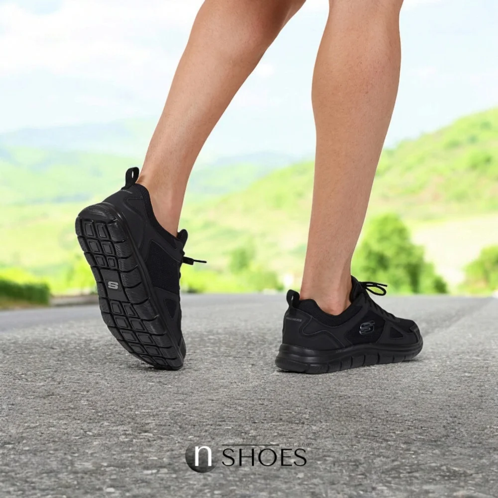 Мужские черные кроссовки Skechers Scloric 52631 BBK модель 5782