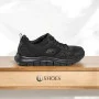 Мужские черные кроссовки Skechers Scloric 52631 BBK модель 5782