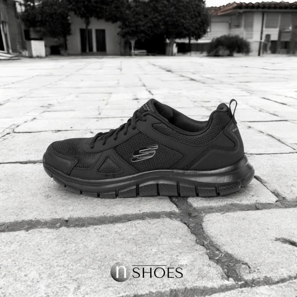 Мужские черные кроссовки Skechers Scloric 52631 BBK модель 5782