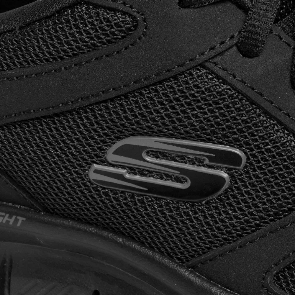 Мужские черные кроссовки Skechers Scloric 52631 BBK модель 5782