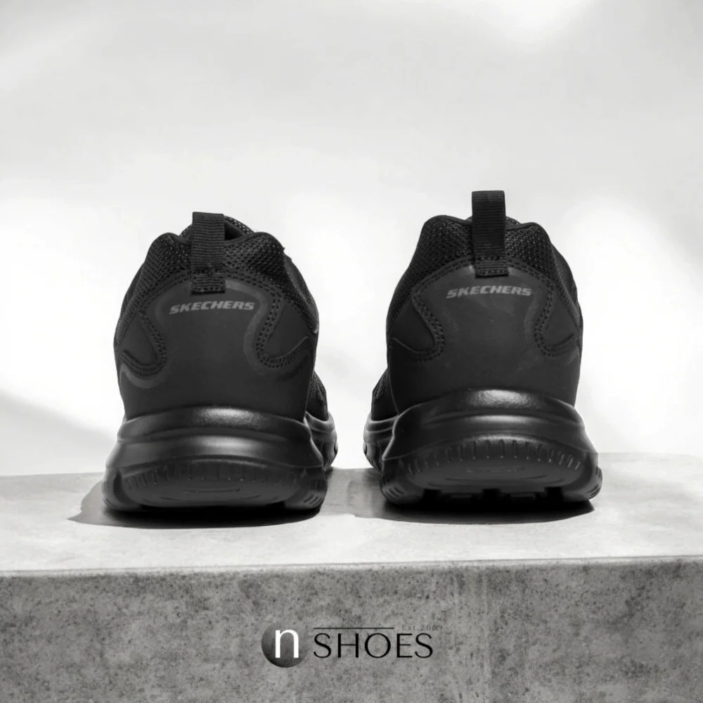 Мужские черные кроссовки Skechers Scloric 52631 BBK модель 5782