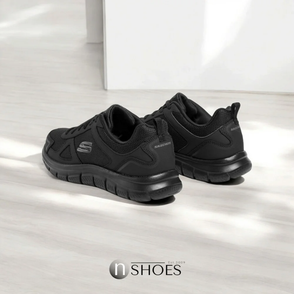 Мужские черные кроссовки Skechers Scloric 52631 BBK модель 5782