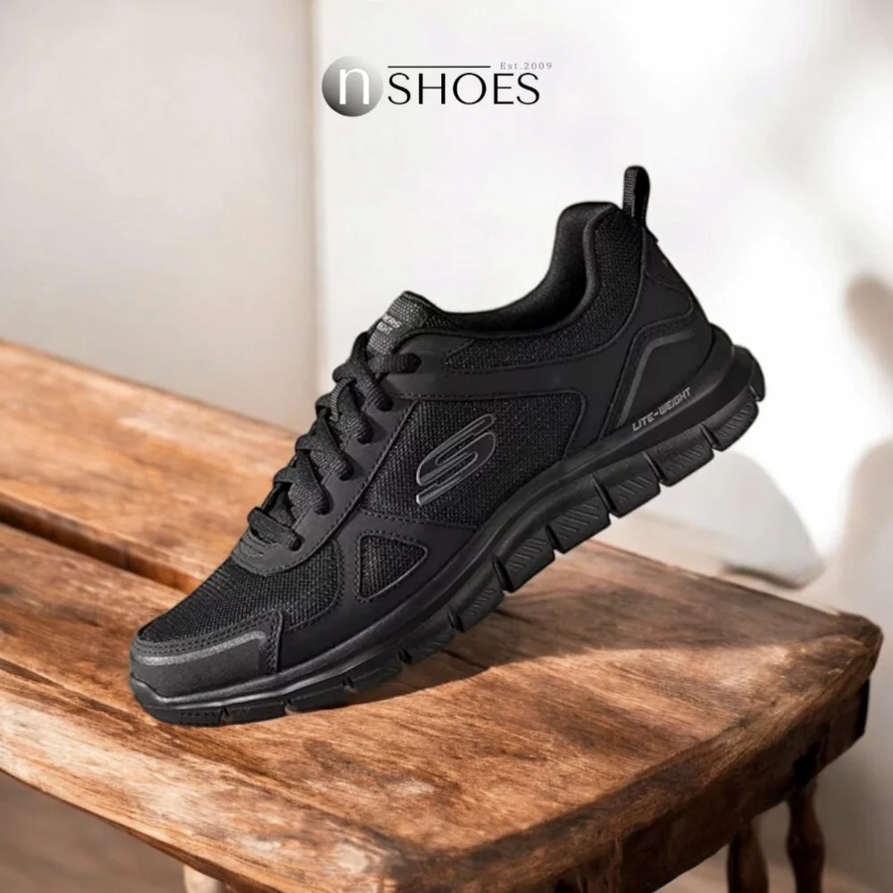 Мужские черные кроссовки Skechers Scloric 52631 BBK модель 5782