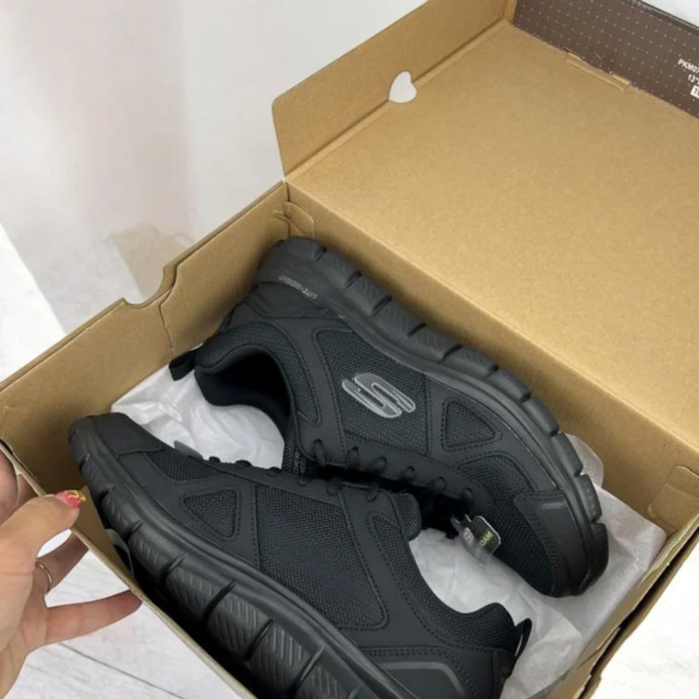 Мужские черные кроссовки Skechers Scloric 52631 BBK модель 5782