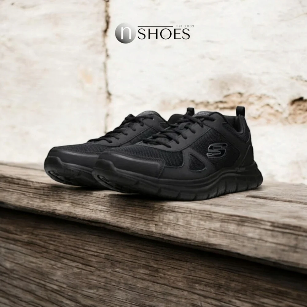 Мужские черные кроссовки Skechers Scloric 52631 BBK модель 5782