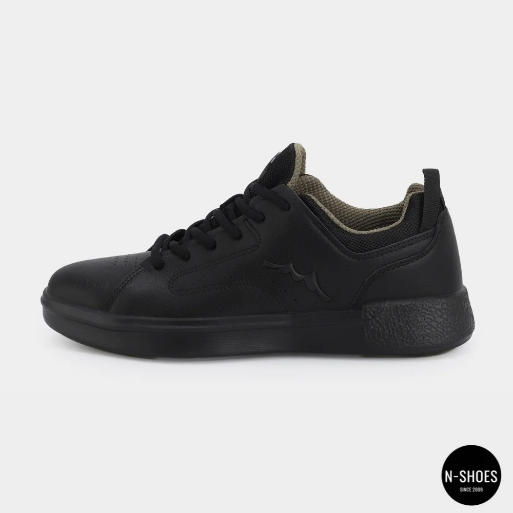 Чоловічі чорні туфлі-кросівки GRUNBERG 157797 02-01E 5824 з натуральної шкіри