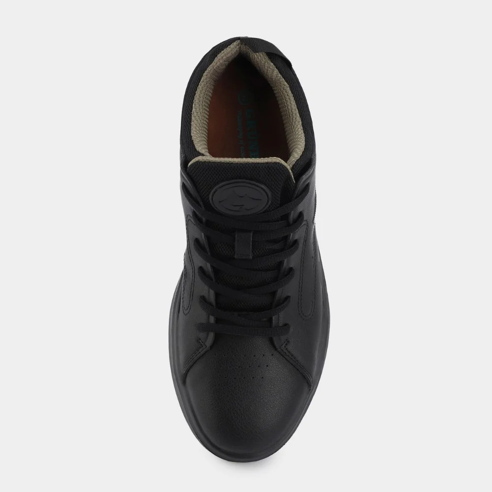 Чоловічі чорні туфлі-кросівки GRUNBERG 157797 02-01E 5824 з натуральної шкіри