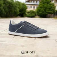 Men's blue leather shoes sneakers KEDDO 857184 02-01 5828 made of genuine leather from the British brand in the style of Tommy Hilfiger