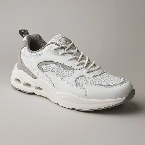 Мужские белые кроссовки GRUNBERG 157774 01-02 5832 из натуральной кожи и ткани от итальянского бренда в стиле New Balance Lifestyle 725 Мужские белые кроссовки GRUNBERG 157774 01-02 5832 из натуральной кожи и ткани от итальянского бренда в стиле New Balance Lifestyle 725