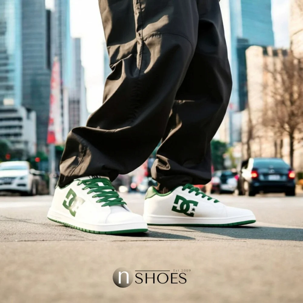 Чоловічі дуті кросівки з великими шнурками хайтопи DC Gaveler модель 5899