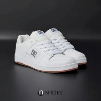 Men's white sneakers DC MANTECA 4 ADYS100765-HBW 5903 original with genuine leather from the American brand