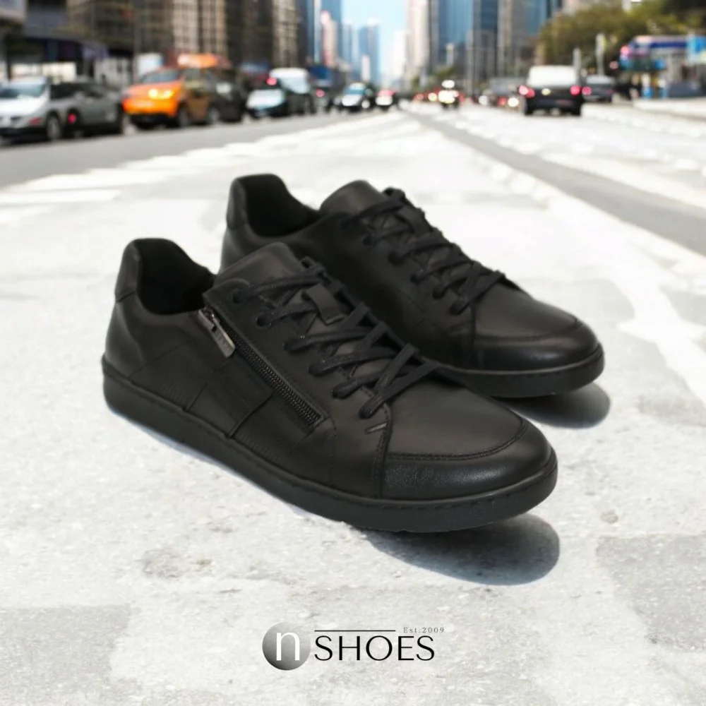 Чоловічі шкіряні кросівки Tapi (Польща) модель 5908