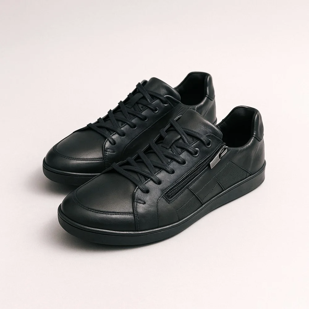 Чоловічі шкіряні кросівки Tapi (Польща) модель 5908