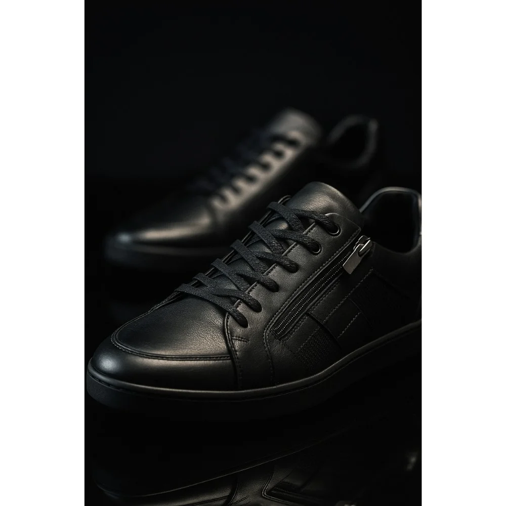 Чоловічі шкіряні кросівки Tapi (Польща) модель 5908