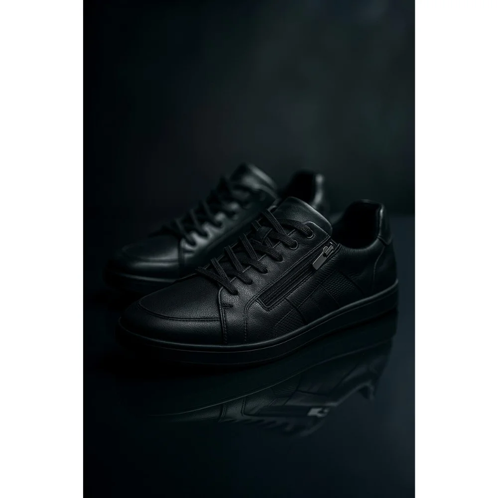 Чоловічі шкіряні кросівки Tapi (Польща) модель 5908