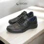 Men's black leather sneakers Tapi (Poland) model 5909