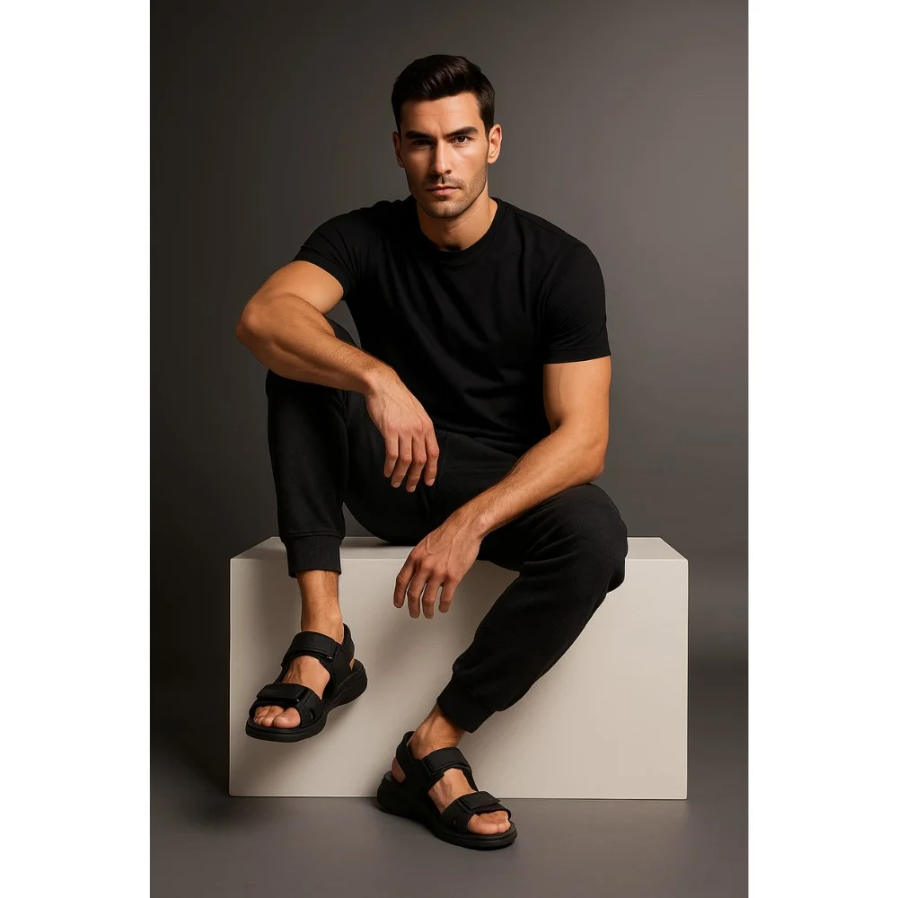 Мужские кожаные сандалии Alex Bens (Украина) модель 5916