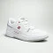 Men's white leather sneakers DC Construct ADYS100822-WR6 5917 - stylish shoes from the American brand