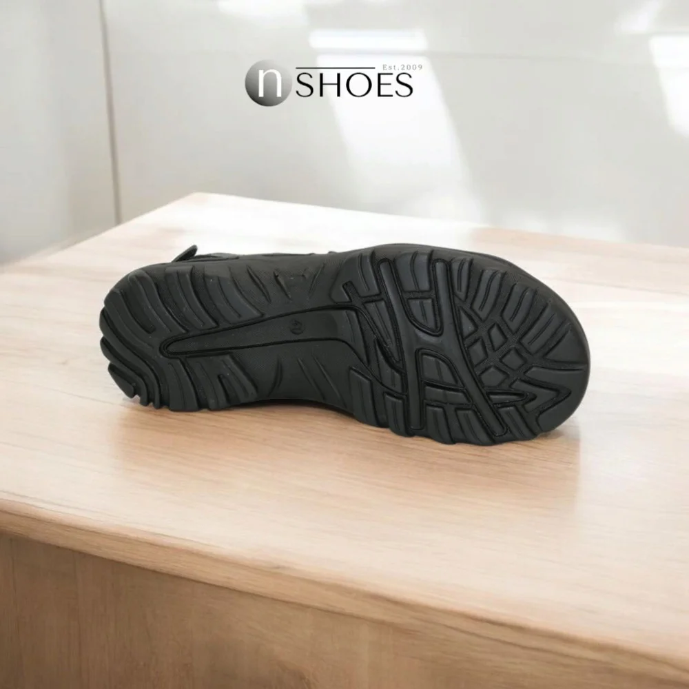 Men's leather black sandals Alex Bens (Ukraine) model 5920