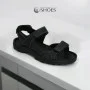 Men's leather black sandals Alex Bens (Ukraine) model 5920