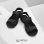 Men's leather black sandals Alex Bens (Ukraine) model 5920