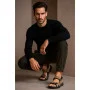 Men's Leather Sandals Alex Bens 101e 5921: Summer Comfort