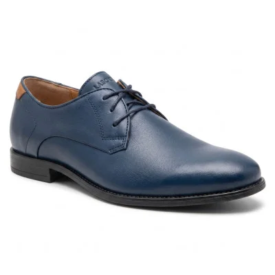Men's blue classic shoes Lasocki TOR-03 MB 6013 made of genuine leather with memory foam Men's blue classic shoes Lasocki TOR-03 MB 6013 made of genuine leather with memory foam