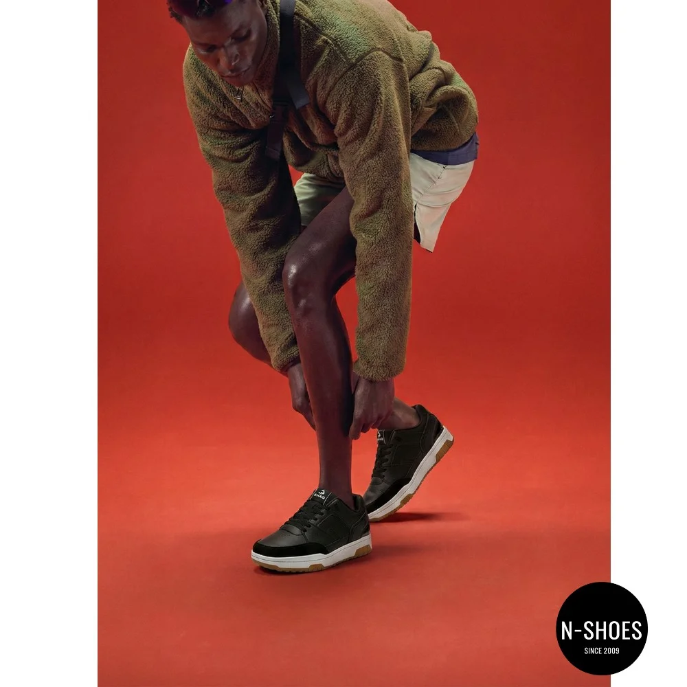 Men's Black Leather Sneakers Shaq BREAKER LOW AQ95014M-B 6014 Original