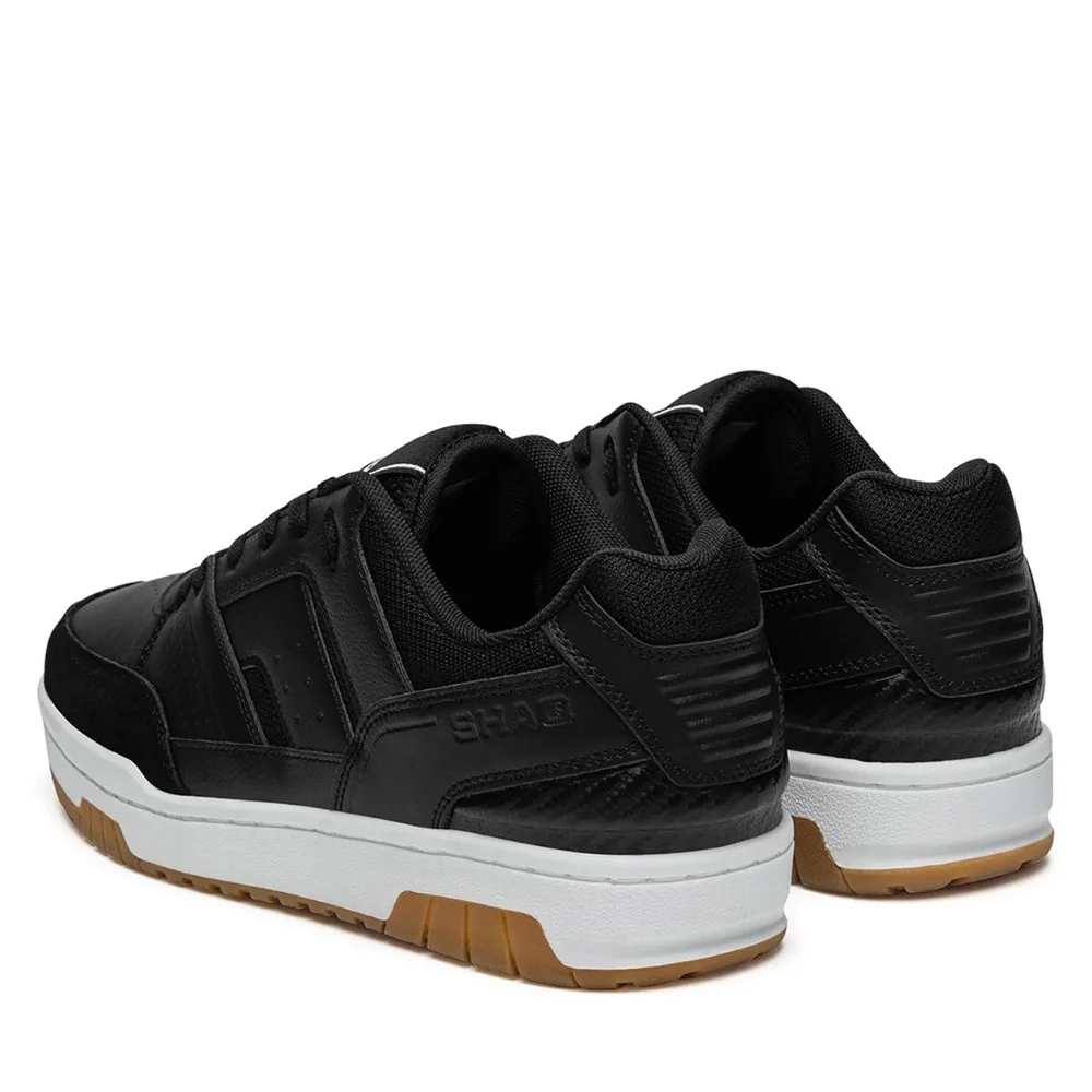 Men's Black Leather Sneakers Shaq BREAKER LOW AQ95014M-B 6014 Original