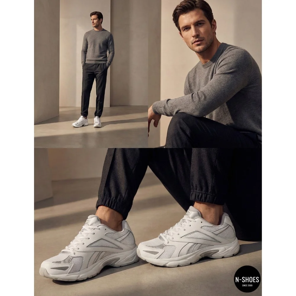 Мужские белые кроссовки Reebok CEO-ROAD PRIME 100208663 M 6015
