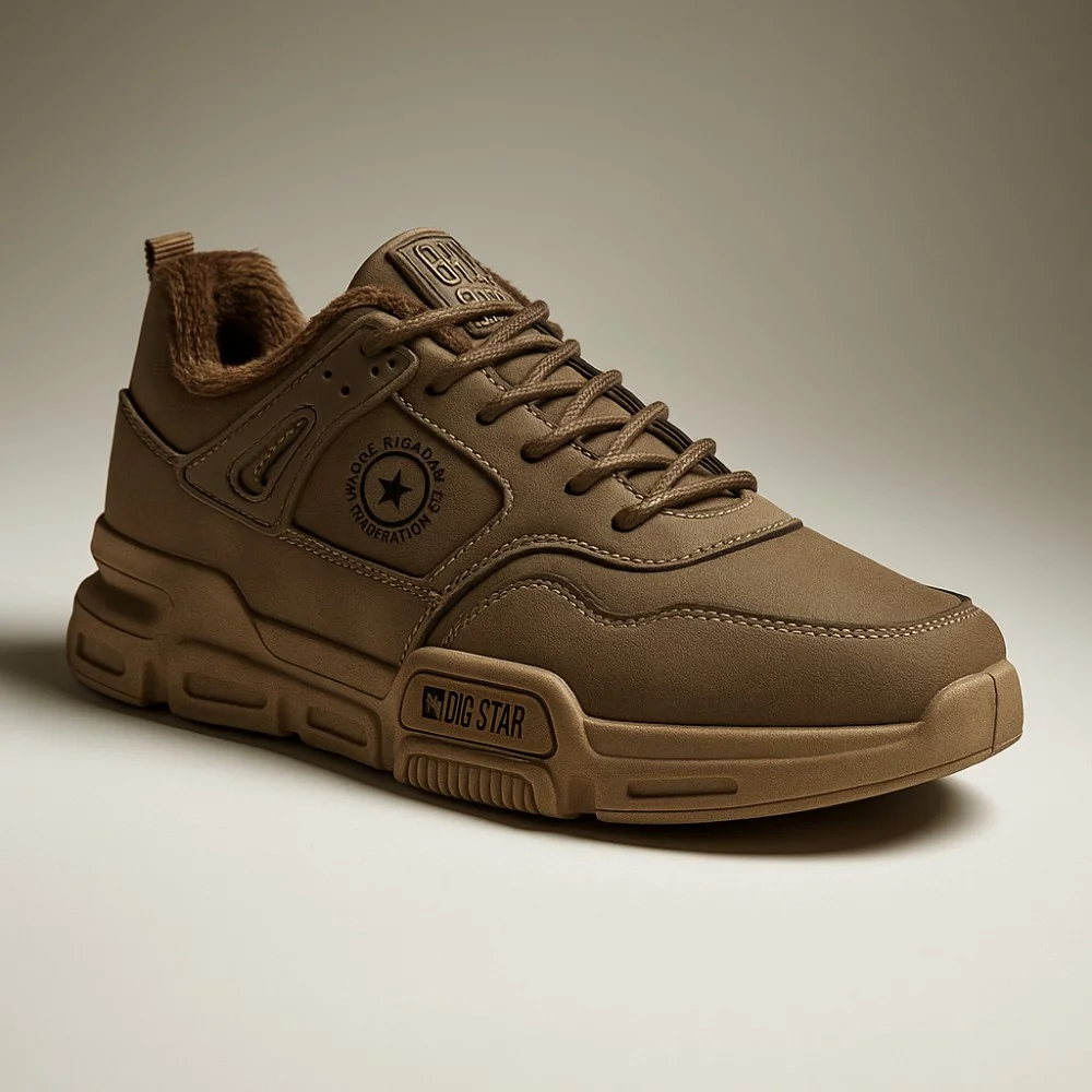 Мужские зимние кроссовки  Big Star Shoes OO174580 6054 с утеплением
