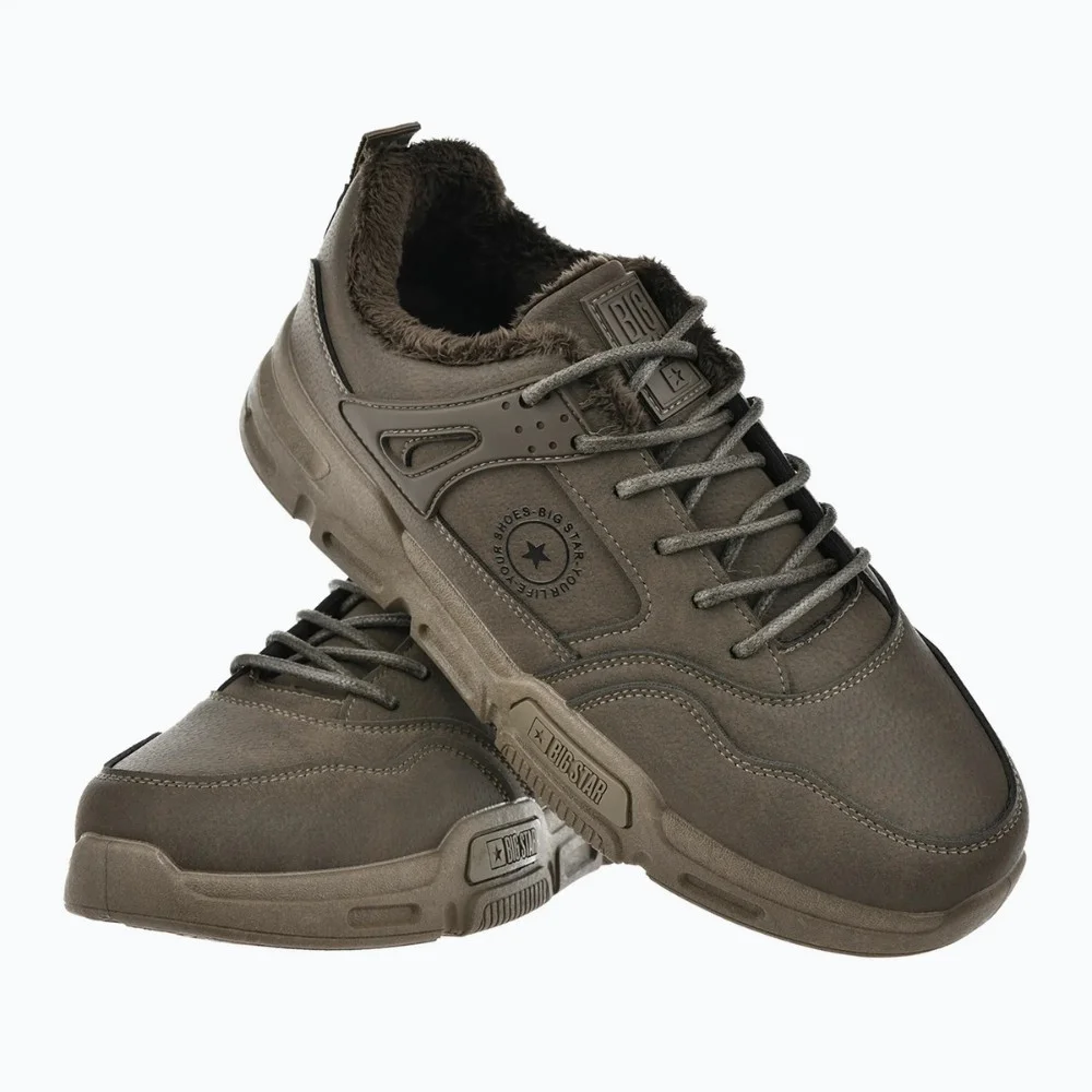 Мужские зимние кроссовки  Big Star Shoes OO174580 6054 с утеплением