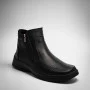Alex Bens 6069 men’s winter boots in leather and wool with Vivo Barefoot style