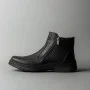 Alex Bens 6069 men’s winter boots in leather and wool with Vivo Barefoot style