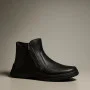 Alex Bens 6069 men’s winter boots in leather and wool with Vivo Barefoot style