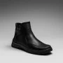 Alex Bens 6069 men’s winter boots in leather and wool with Vivo Barefoot style